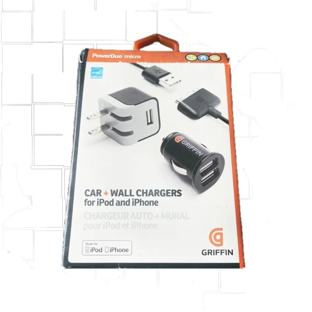 Griffin Car + Wall chargers for iPod and iPhone